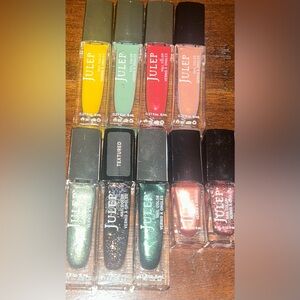 Lot 9 Julep Nail Polish .27oz/8ml Glitter Shimmer Growth Exploration Curiosity